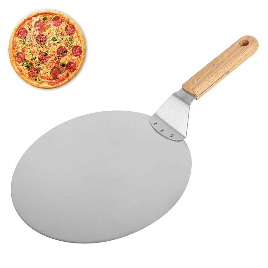 Metal Pizza Peel with Wood Handle