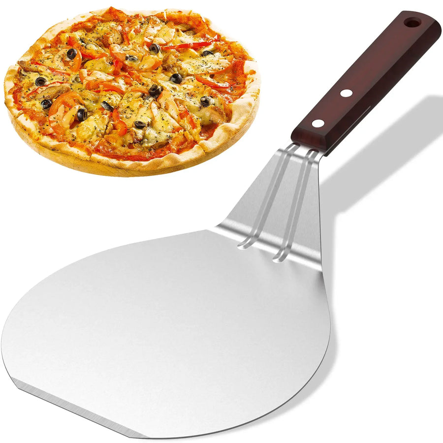 Metal Pizza Peel with Wood Handle