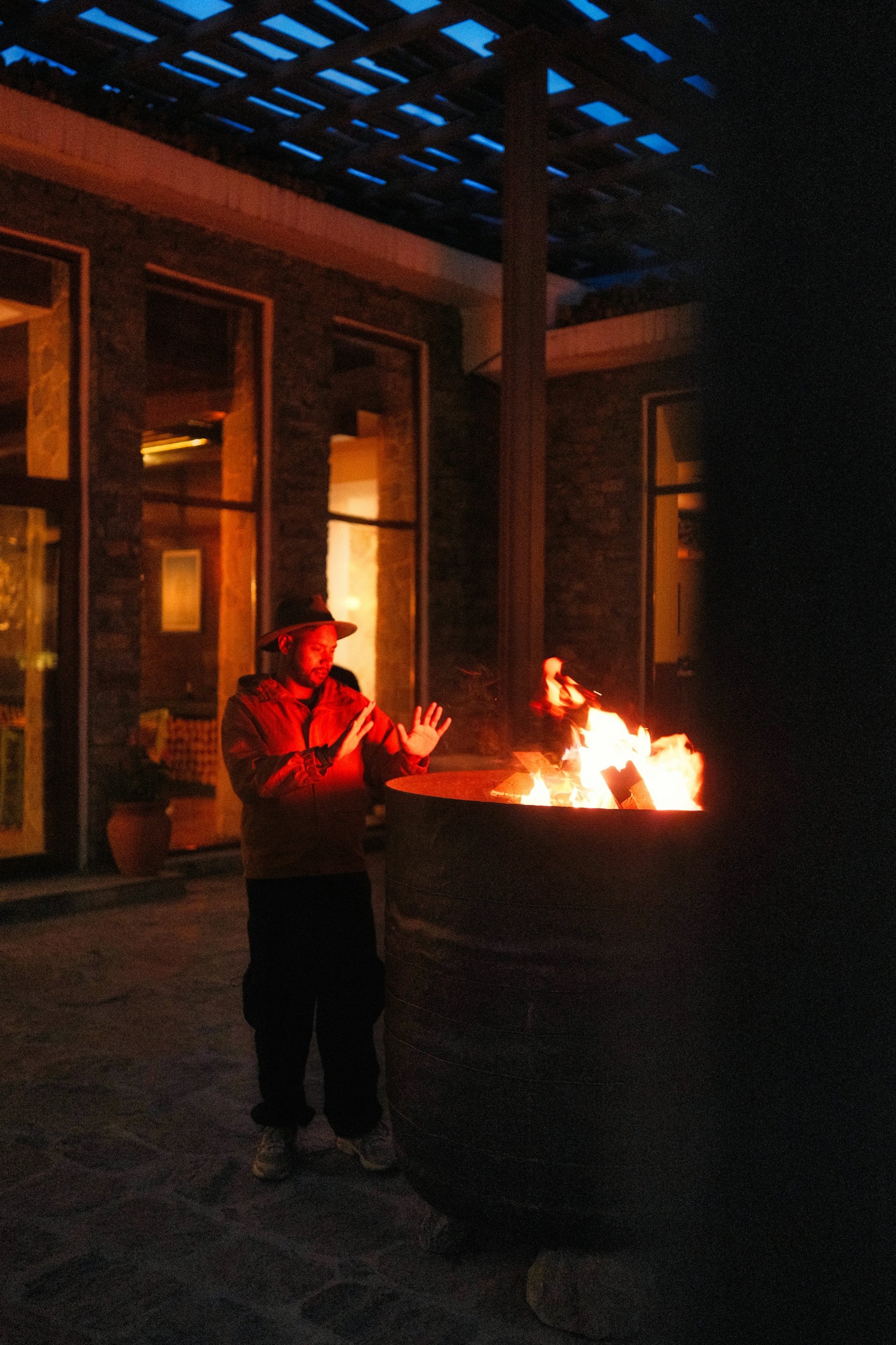 Some nights are worth building a fire for.
